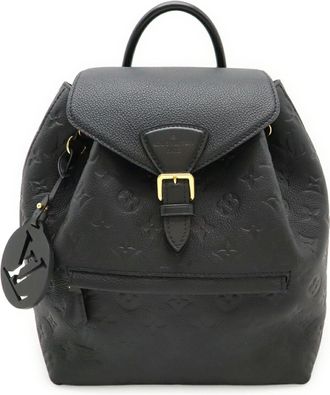 Louis Vuitton Monogram Empreinte Black Noir Monogram Empreinte Backpack (Pre-Owned)