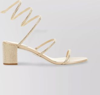 Rene Caovilla silk sandals