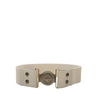 Aeronautica Riemen - Dames - Riemen - Beige - Xs/S - Leer - Accessoires
