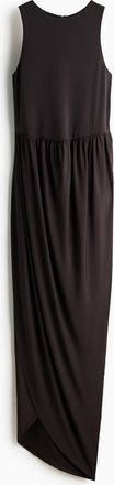 H&M Maxikleid mit Tulpenjupe - Brown