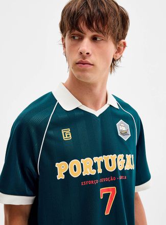 Djab Mens Multi-logo soccer jersey