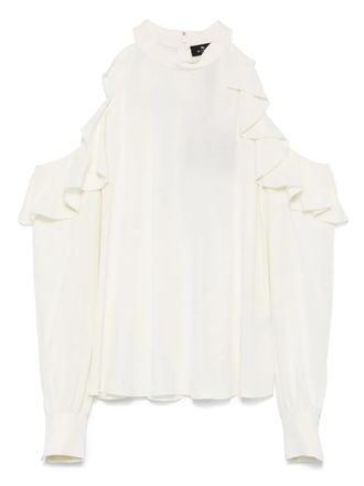 Etro draped-detailed blouse - White