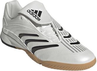 adidas Gender Inclusive Predator Sala Soccer Sneaker in Zero Metallic/Black/Gum at Nordstrom, Size 11.5 Womens