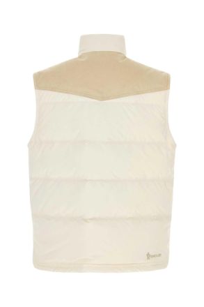 Moncler Mens Ivory Polyester Sleeveless Scais Down Jacket 032 Piumini