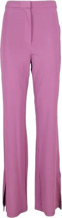 Remain Glanzende Jersey Top - Dames - Wijde Broeken - Roze - M - Spandex - Broeken