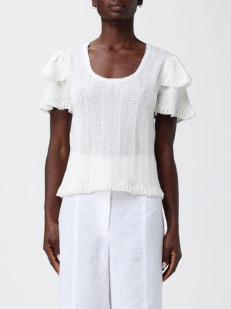 Twinset Top in cotone traforato Twinset