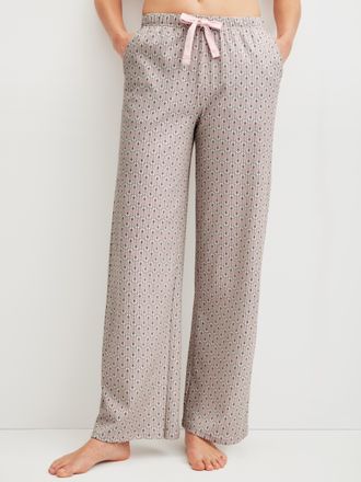 CALIDA Pyjamahose CALIDA Favourites Arts, Damen, Gr. XS (36/38), N-Gr, tea gr&uuml;n, Interlock, Obermaterial: 100% Baumwolle, bequem lang, Hosen Pyjamahose, mit 