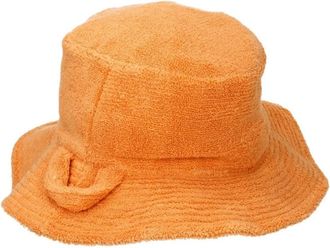 Jacquemus Caps & Mützen - Le Bob Banho Logo Bucket Hat - Gr. 56 - in Orange - für Damen