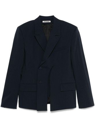 Ottolinger Split blazer - unisex - Polyamide/Cotton/Polyester/Elastane/Polyester/Elastane - M - Blue
