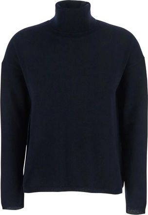 Allude Maglione in cashmere a collo alto - Blu