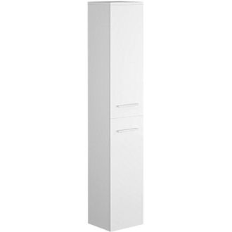 Vente-Unique Colonna per bagno sospesa 6 scaffali L30 x P25 x H160 cm Bianco - kayla