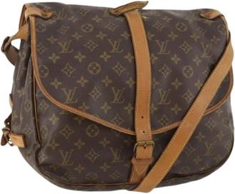 Louis Vuitton Pre-owned Cross Body Bags, female, Brown, Size: ONE SIZE Pre-owned Vintage Shoulder Bag