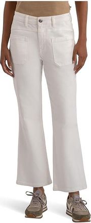 Kut from the Kloth Kelsey - High-Rise, Flare with Seaming Detail Womens Jeans White : 00 27, Cotton/Denim/Spandex