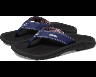 Olukai Mens Ohana Sandal In Navy/onyx
