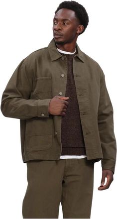 For&eacute;t Forager Twill Jacket - Heren - Zomerjassen - Groen - L - Jassen