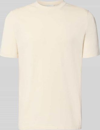 Profuomo Slim Fit T-Shirt aus reiner Baumwolle in Offwhite, Gr&ouml;&szlig;e XL