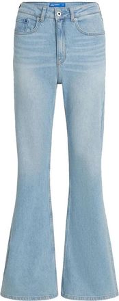 Karl Lagerfeld High-Rise Flared Jeans - Dames - Flared Jeans - Blauw - W28 L32 - Katoen - Jeans