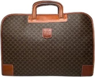 Celine Pre-owned Vintage Handtas - Dames - Vintage Handtas - Bruin - ONE Size - Leer - Vintage