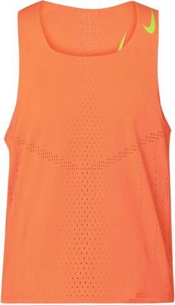 Nike Mens Nike Solid Color Logo Breathable Quick Dry Running Training Sports Orange Vest DM4625-803