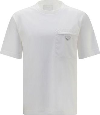 Prada White Cotton Mens T-Shirt