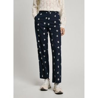 Pepe Jeans London Rechte bedrukte broek