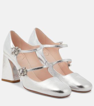 Roger Vivier Pumps Babies Mini Très Vivier in pelle