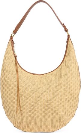 Rebecca Minkoff Darren Crescent Hobo Bag in Natural at Nordstrom Rack