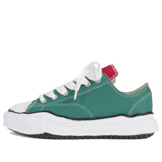 Miharayasuhiro Peterson OG Sole Canvas Low Teal Green A01FW702-TEAL