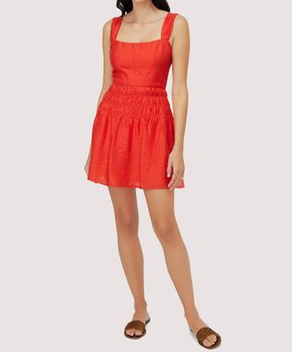 Lost + Wander Hidden Oasis Dress In Red
