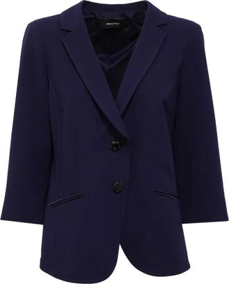 Elena Miro Jassen, Dames, Paars, M, Paarse jas met model 9034H00092