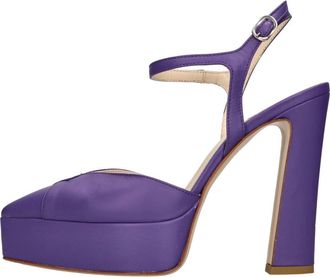 Islow Schoenen, Dames, Paars, 40 EU, Leer, Islo With Heel