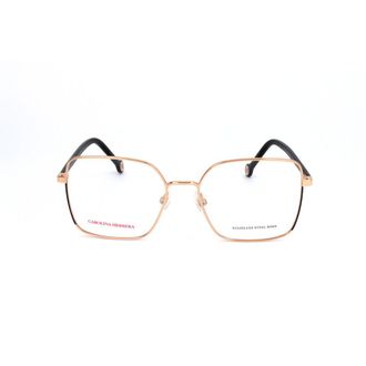 Carolina Herrera Ladies Gold Tone Square Eyeglass Frames HER 0248