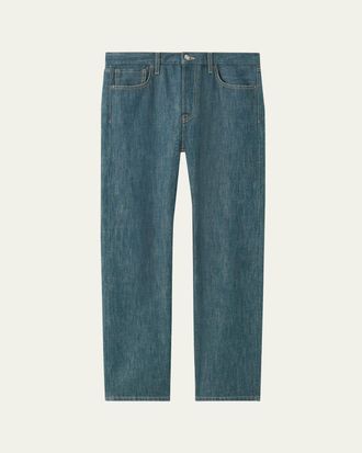 Loro Piana Mens Roan Austin Denim Straight Leg Pants