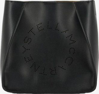 Stella McCartney Umh&auml;ngetasche aus Kunstleder Stella Logo Mini