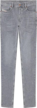 Diesel Heren D-Luster Gewassen Effen Jeans (Lichtgrijs)