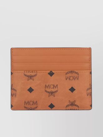 MCM hardware slim wallets gold-tone
