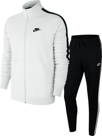 Nike Mens White Tribute Poly Collar Tracksuit - Size X-Large