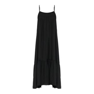 Rotate A-lijn Maxi Jurk - Dames - Maxi kleedjes - Zwart - S - Polyester - Kleedjes