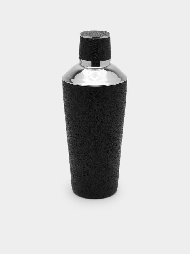 Faux Shagreen Cocktail Shaker