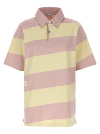 Burberry logo gestreept poloshirt
