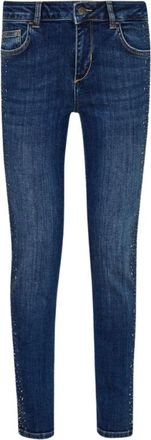 Liu Jo Dames, Jeans, Blauw, Maat: W30 Katoen