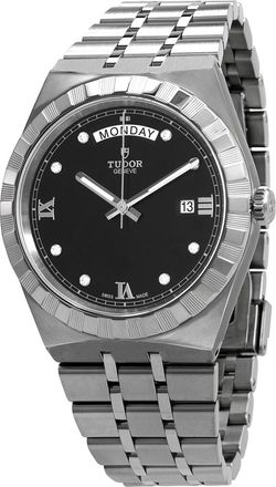 Tudor Pre-owned Tudor Royal Automatic Diamond Black Dial 41 mm Watch M28600-0004