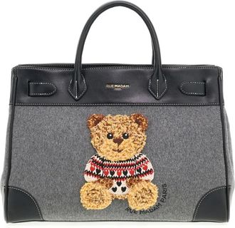 Rue Madam Marvin Love Tote - Dames - Shoppers - Grijs - ONE Size - Katoen - Tassen