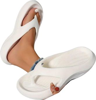 Generic Orthopedic Flip Flops for Women Summer Soft Flip Flops Casual Platform Sandals Dressy Non-Slip Comfortable Lightweight Outdoor Beach Walking Shoes