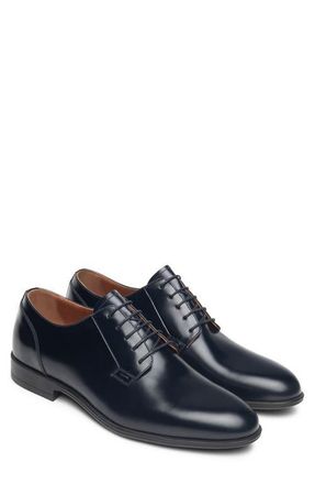 Nero Giardini Plain Toe Derby in Navy at Nordstrom, Size 11-11.5Us
