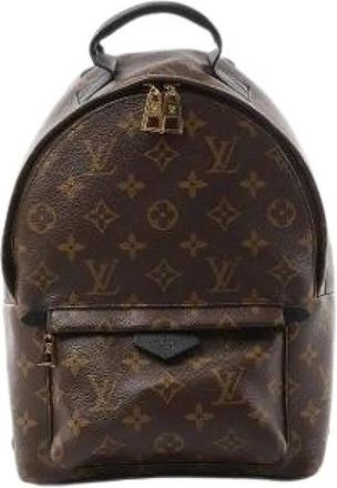Louis Vuitton Pre-owned Backpacks, female, Brown, Size: ONE SIZE Pre-owned Palm Springs PM Backpack