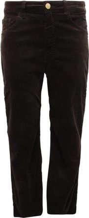 Mason's Velvet Olivia Broek - Dames - Regular Fit Jeans - Zwart - W30 - Jeans