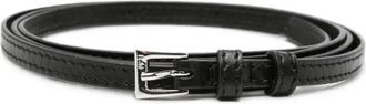 N&deg;21 Belt Silver Buckle 6601.6974 9000 Black