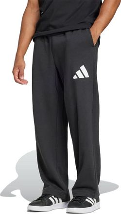 adidas Essentials Wide Leg 3 Bar Logo Pants Asia Sizing Black JF3604