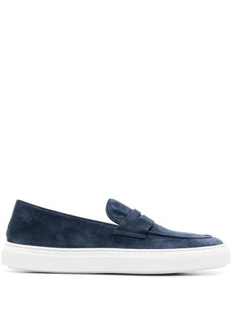 Fratelli Rossetti Su&egrave;de loafers - Blauw